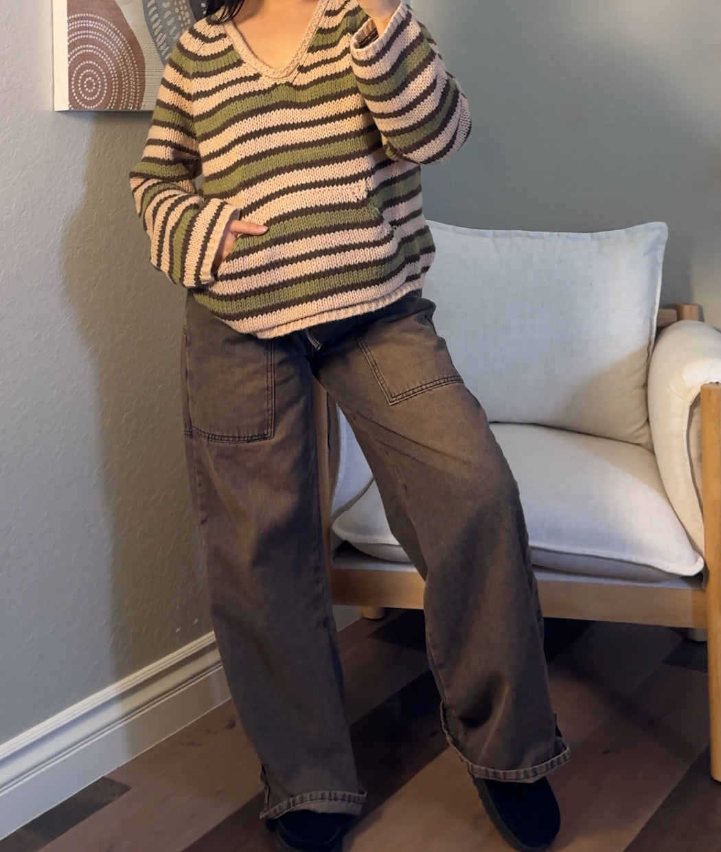 Espresso Wide Leg Jeans