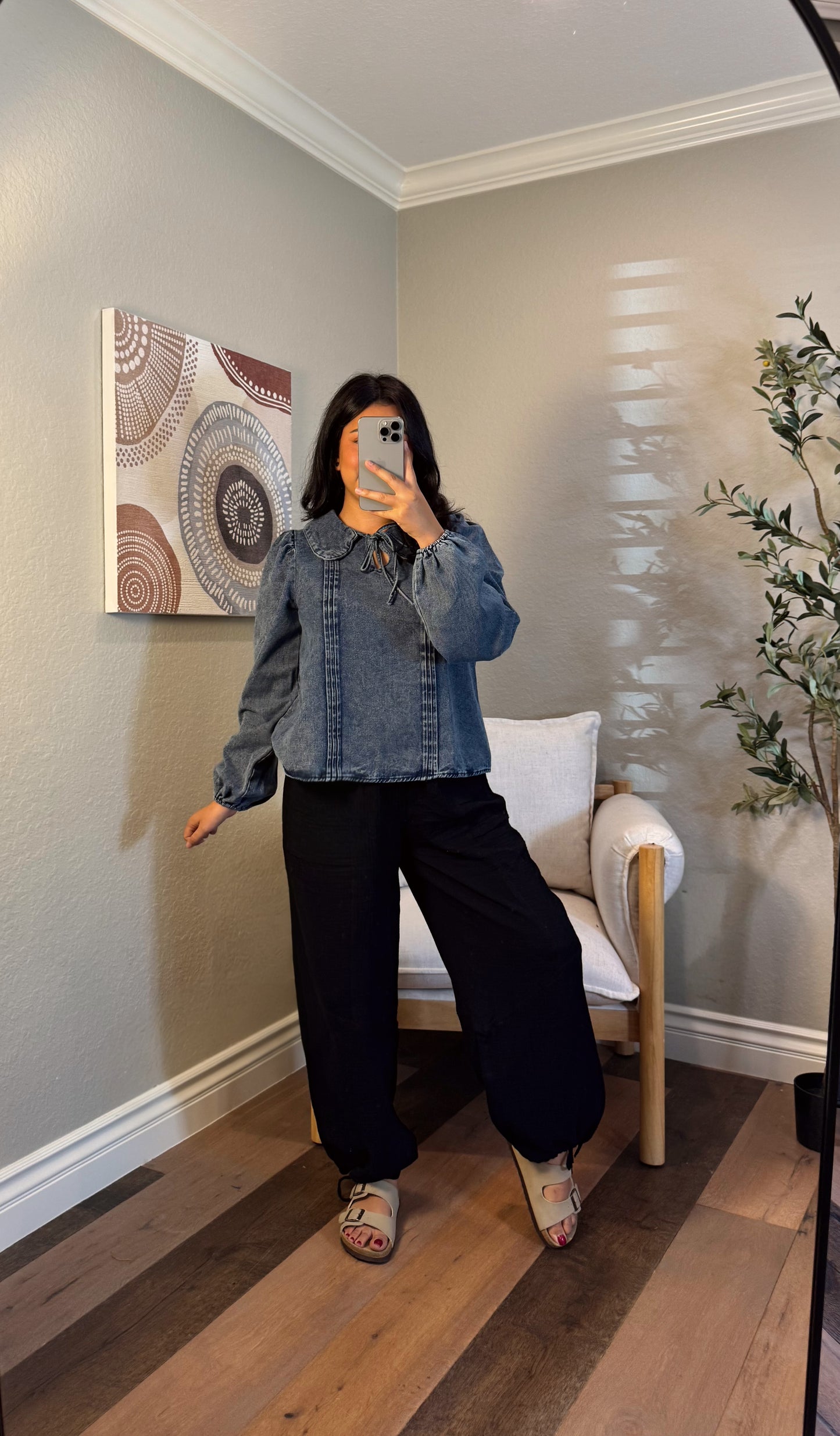 Convertible Gauze Pants