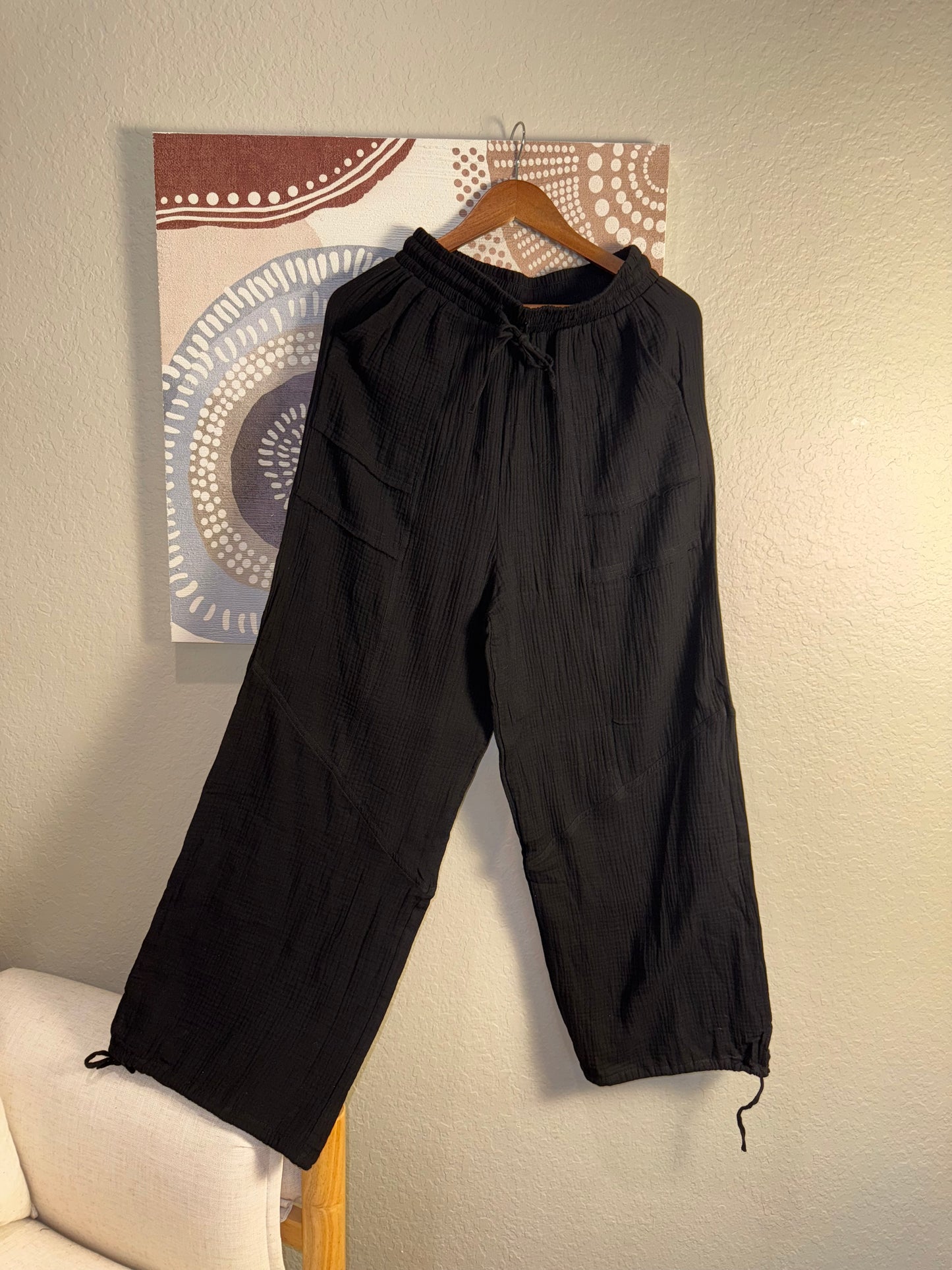 Convertible Gauze Pants