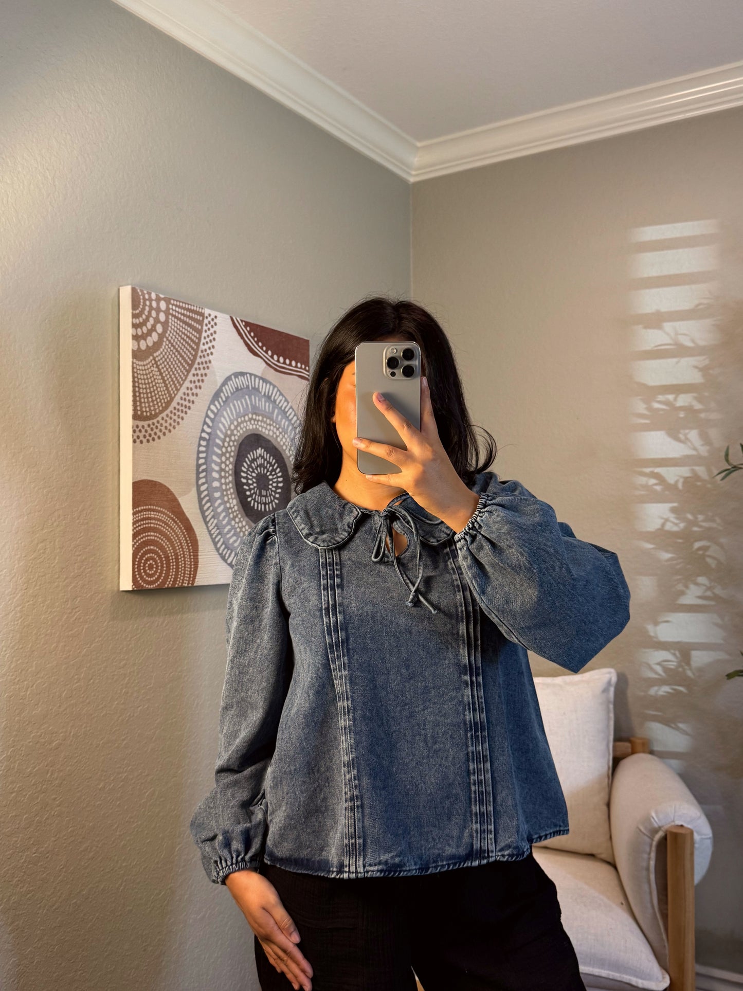 Josie Denim Blouse
