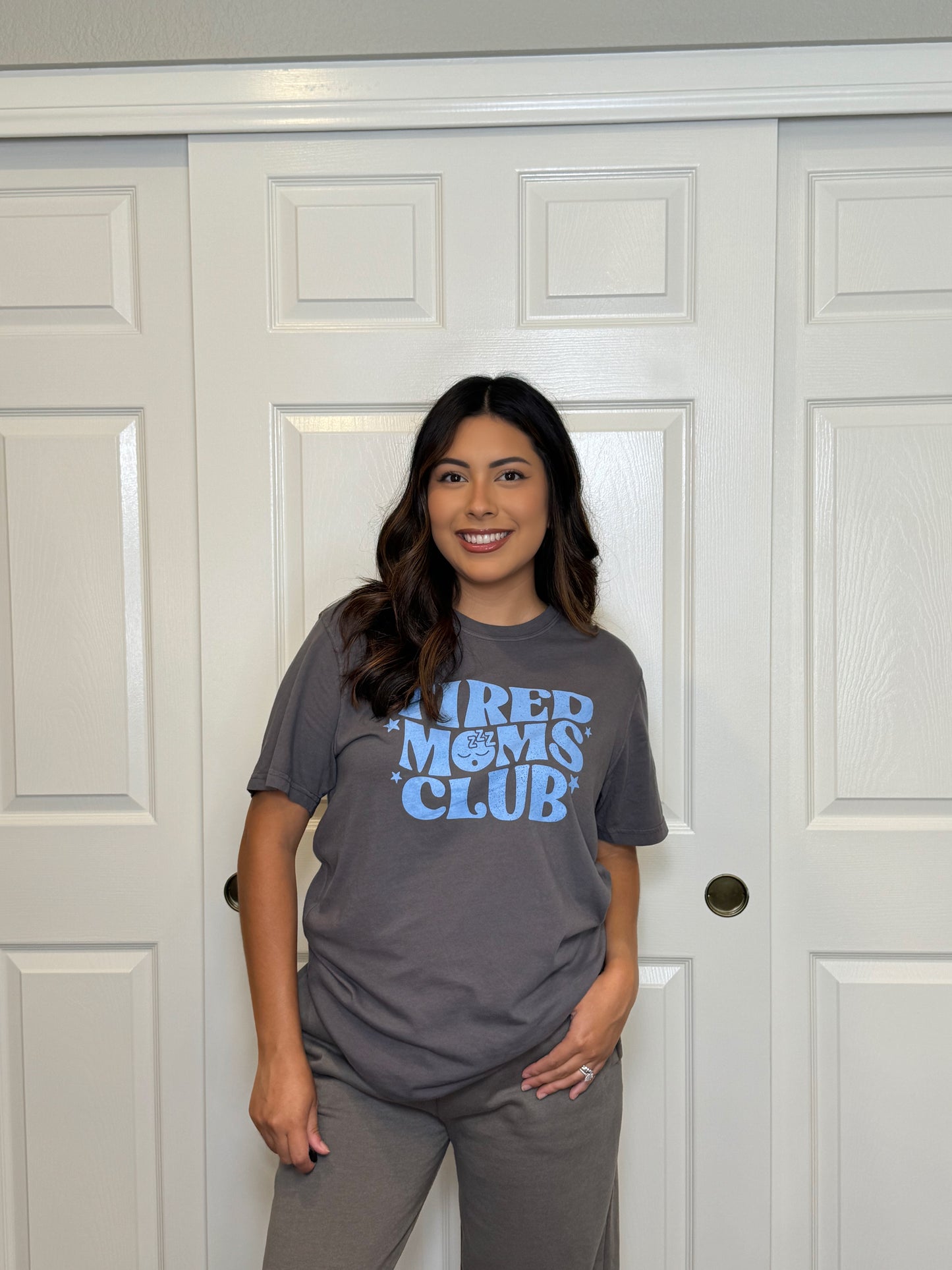 Tired Moms Club Tee *TAN & BLACK* (S-XL)