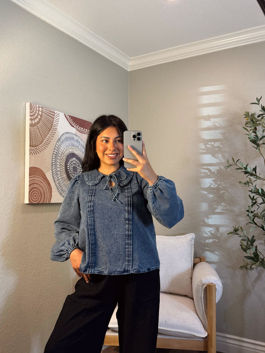 Josie Denim Blouse