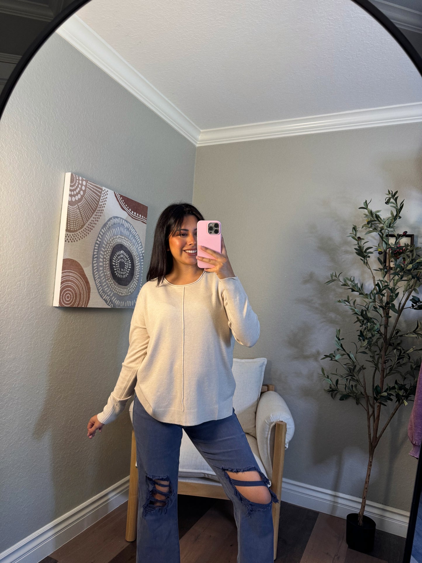 Amelia Front Seam Top