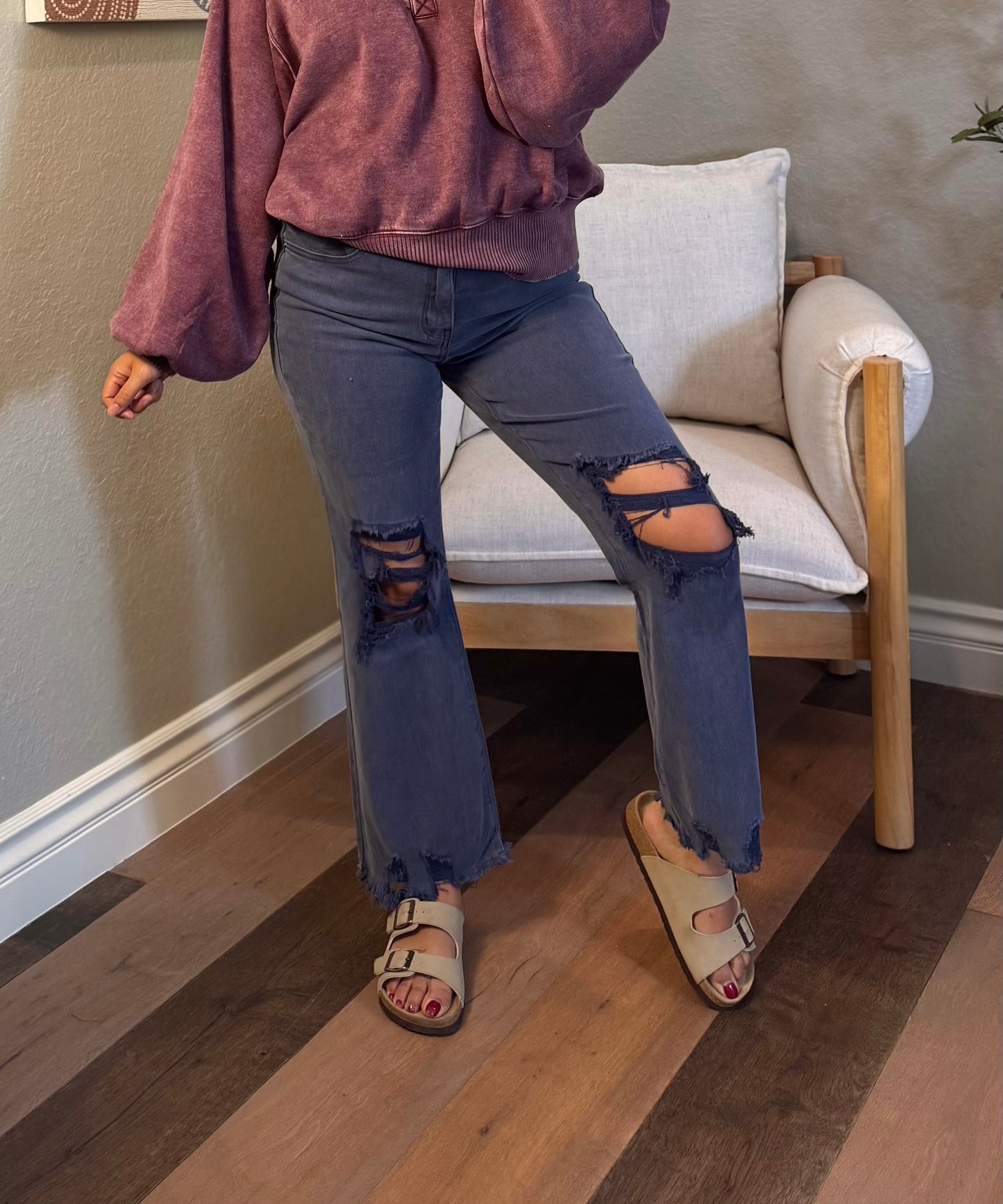 High Rise Stretch Jeans