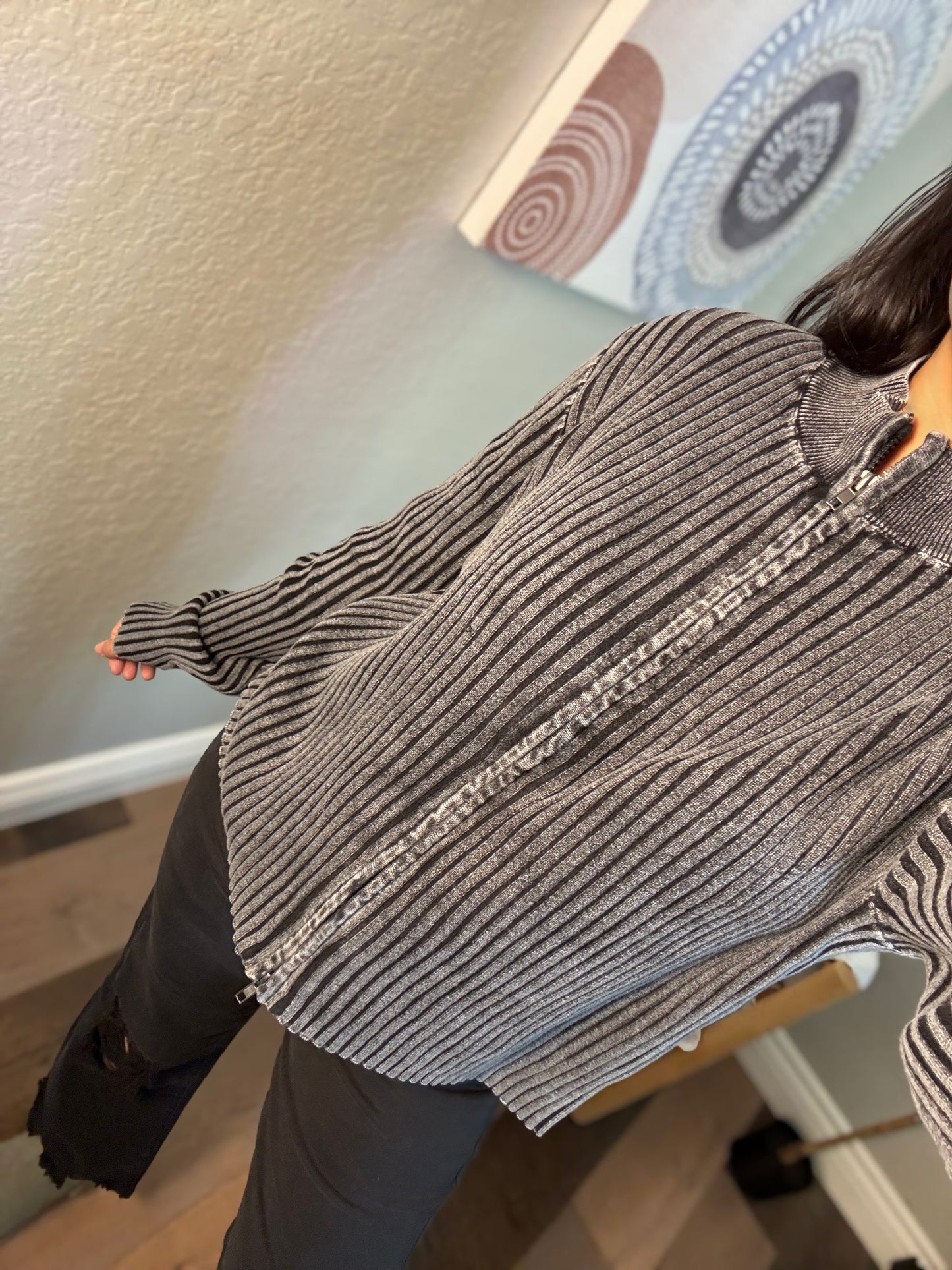 Moonlight Zip Up Sweater