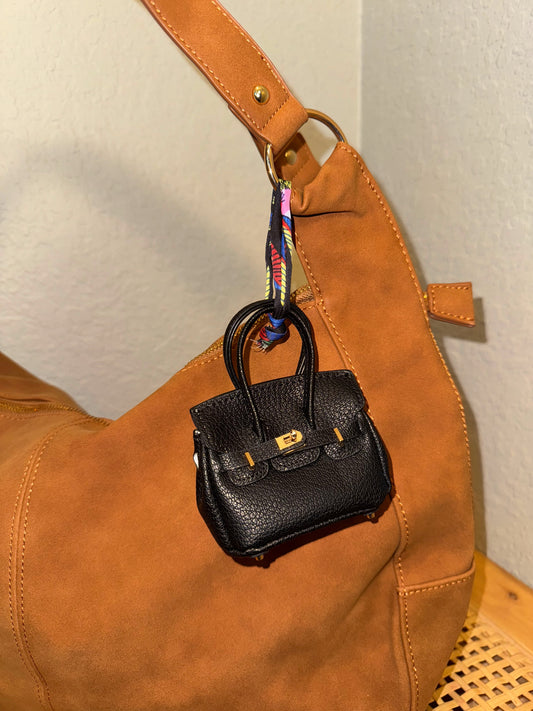 Penelope Bag Charm- Black