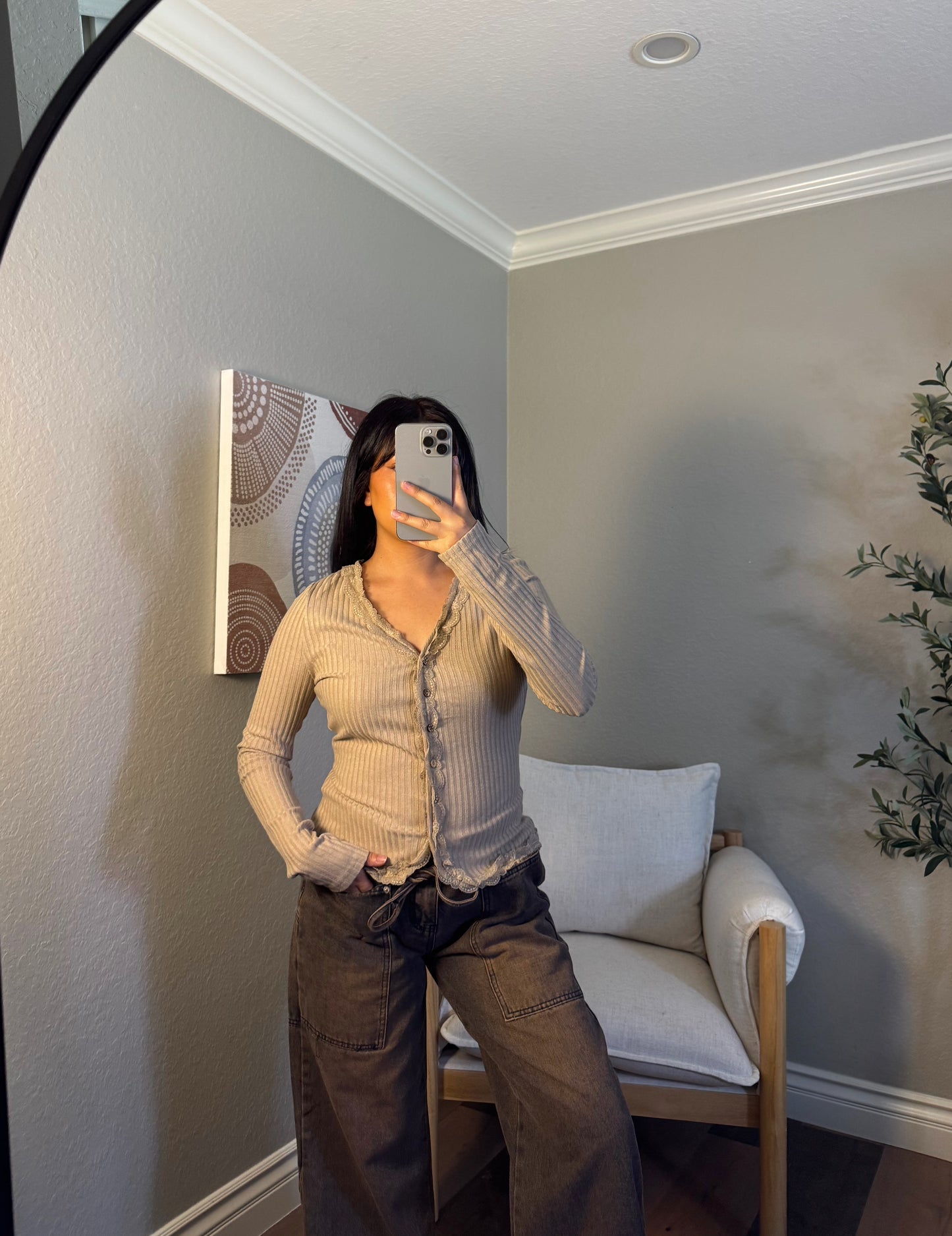 Lace Dream Button Down