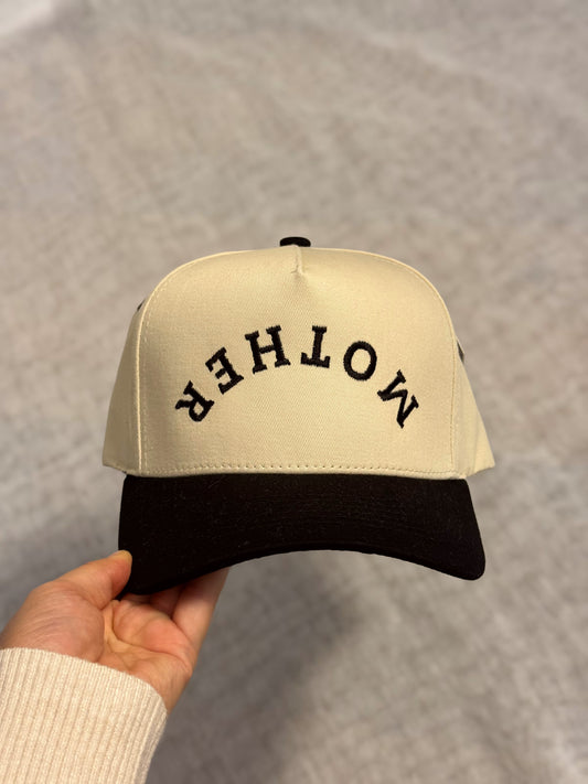 MOTHER Upside Down Trucker Cap *BLACK*