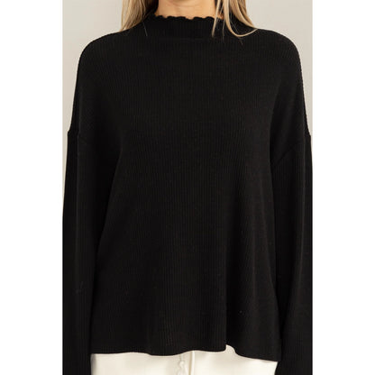 Dahlia Mock Neck Top