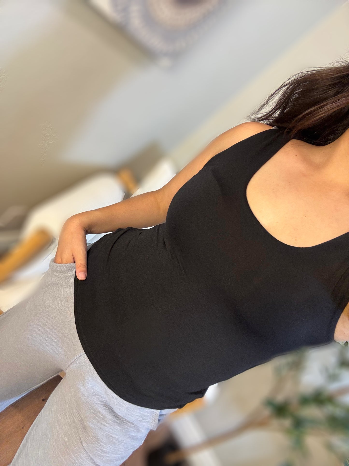 Double Layer Basic Tank *MULTIPLE COLORS*