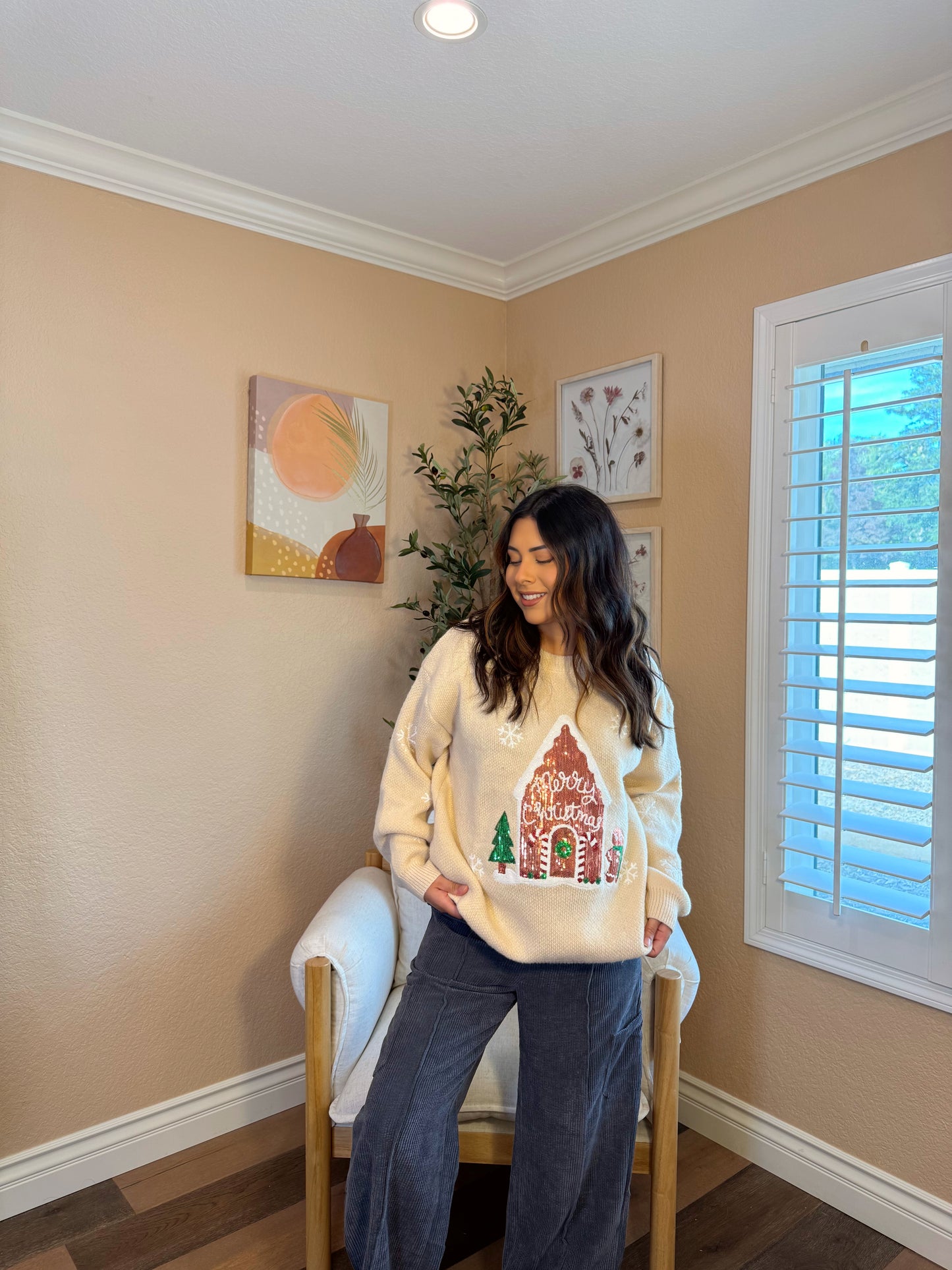 Gingerbread Lane Sweater