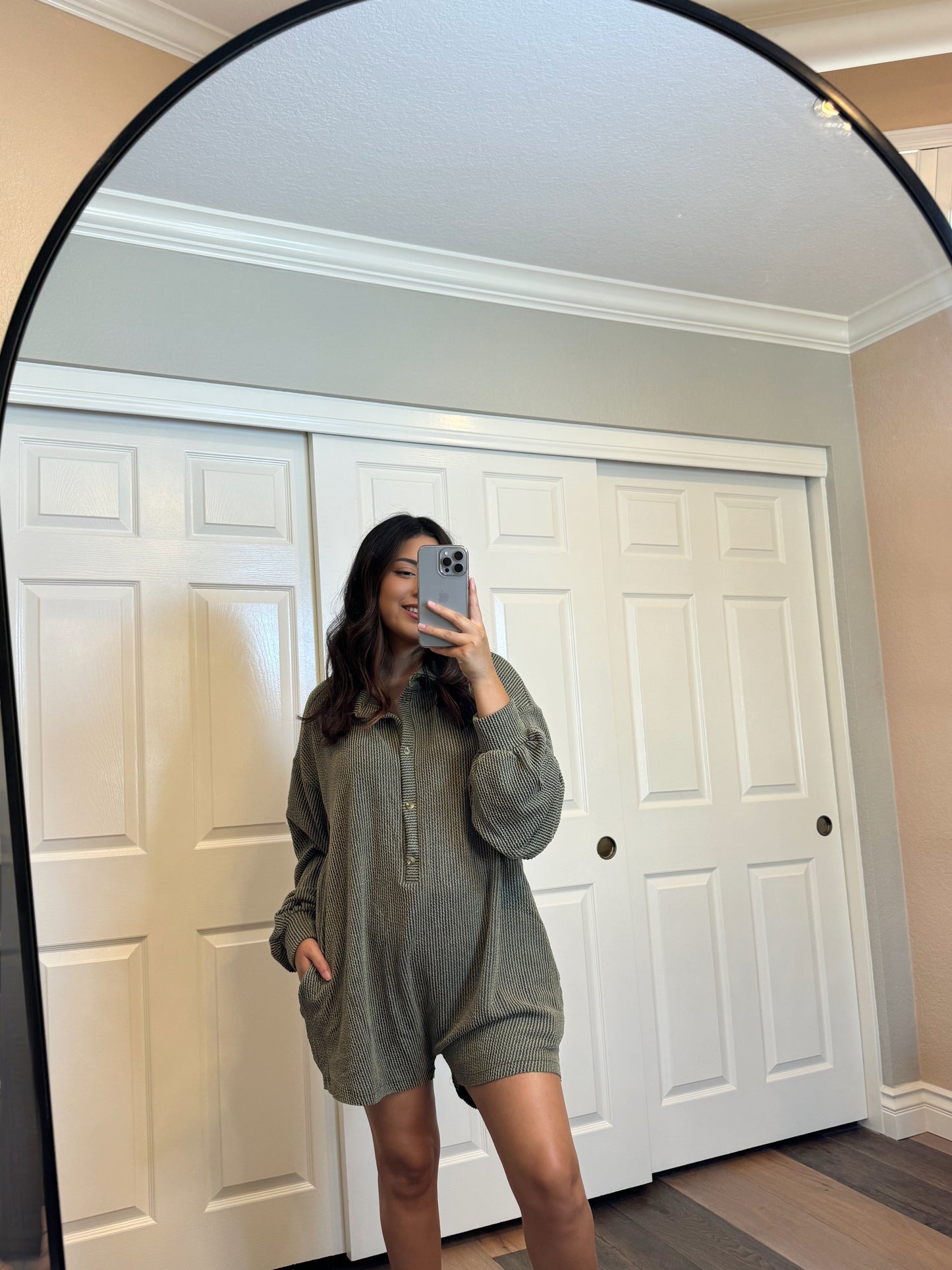 Oversized Autumn Knit Romper