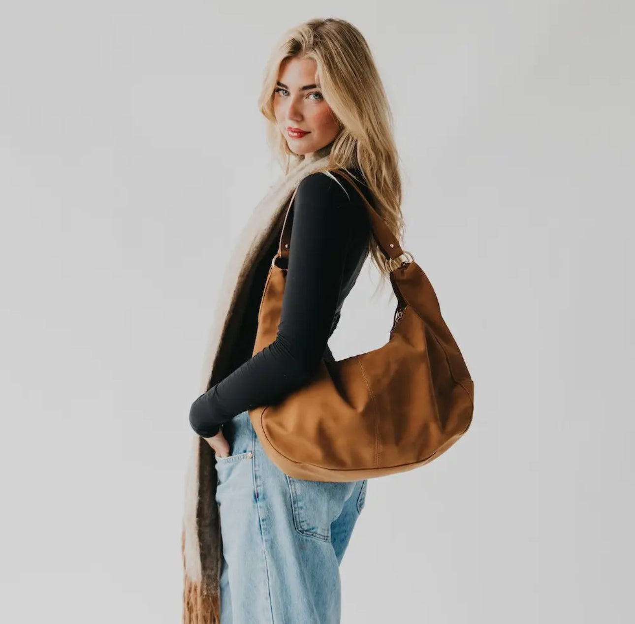 Free Spirit Hobo Shoulder Bag