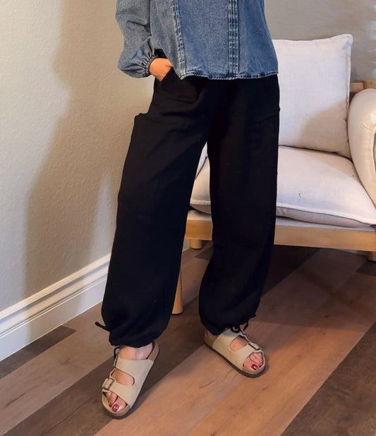 Convertible Gauze Pants